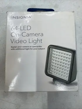 Ns-dvl64c1 Insignia Universal 64-led On-camera Video Light Hot Shoe Mount #3