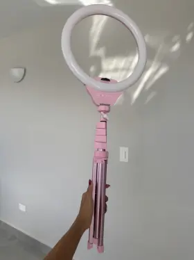 Insten 190152609456 10 Inch Pink Led Rgb Ring Light With Phone Holder 67ftft Tripod Stand Kit For Steaming #2