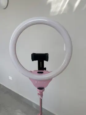Insten 190152609456 10 Inch Pink Led Rgb Ring Light With Phone Holder 67ftft Tripod Stand Kit For Steaming #3