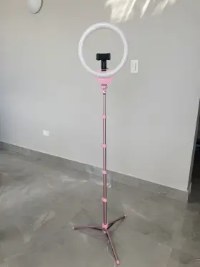 Insten 190152609456 10 Inch Pink Led Rgb Ring Light With Phone Holder 67ftft Tripod Stand Kit For Steaming