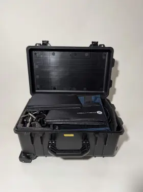 Lc-160rgbw Intellytech Litecloth 2 X 2ft Foldable Led Mat Kit V-mount Light With Trav