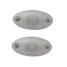 80495 Itc Inc. Small Oval Courtesy Light - Rv/marine With Prismatic Lens Two Count