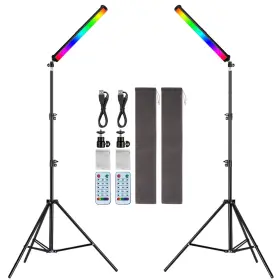 Itotin 700391316734 Rgb Led Video Light Wand Stick 360 Full Color Portable Studio Handheld Photo