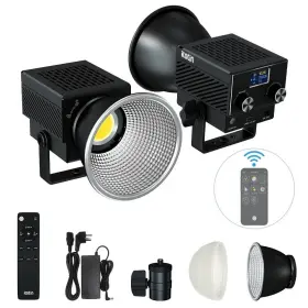 Ito-ld-c60b Itotin Led Video Light 60w Bi-color Mini Cob Photography With 2.4