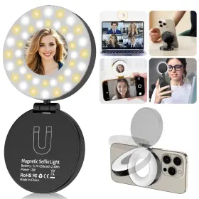 Iudsmko 763300187306 Magnetic Selfie Light Compatible With Magsafe Iphone&android Phone Wit