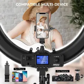 Cy45-db Ivisii Ring Light 19inch Led With Stand &lcd Display Adjustable Color Tem #3