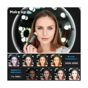 Iv-65c Ivisii 19 Inch Ring Light With Stand And Phone Holder 60w Bi-color Or For Live Strea #3