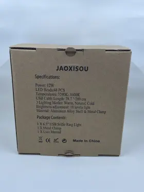Jaoxisou 788436047614 Video Conference Lighting 6.3 Inch Selfie Ring Light With Clamp Mount For Laptop #2
