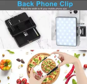 St120 Jb 616985025855 120 Led Phone Light Selfie 3000mah Rechargeable #3
