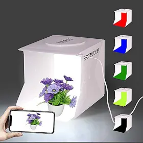 Jhs-tech 736364472879 Mini Photo Studio Box 9 X Inches Shooting Tent Kit Foldable Photography B