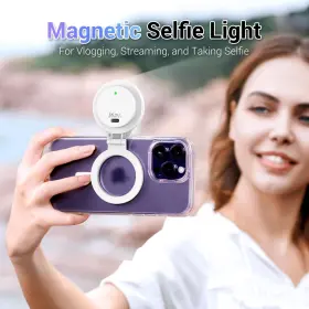 Jjc 974413517612 Magnetic Phone Selfie Ring Light Rechargeable Cell With 3 #2