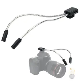 Led-2dii Jjc 10 Inch Long Portable Shoemount Led Macro Arm Light Cri 95 5600k Photo Lighting