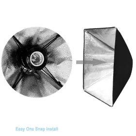 4335031727 Js Julius Studio 800w Output Light Bulb 20 X 28 Inch. Softbox Lighting Kit So #3