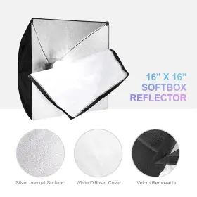 Js Julius Studio 810027404312 2 Set 16 X Inch Softbox Led Lighting Reflector Kit With 30 #2
