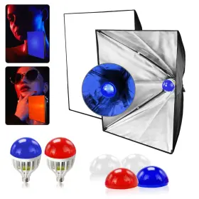 Jsag573 Js Julius Studio 2-pack Professional Blue Red Color Gel Filter 20 X 28