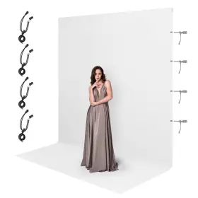 Jsag686 Js Julius Studio 6 X 9 Ft. Pure White Soft Texture Backdrop Screen Photo Backgr