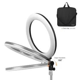 Julius Studio 689380233217 Dimmable Dual Colored Led Round Ring Light 2700k-6500k Continu #3