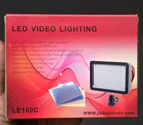 Lng3516 Julius Studio Led Video Light Used Only Once Read Description