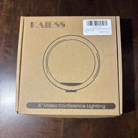 Kaiess 749355091836 6 Inch Video Conference Lighting Ring Light For Computer Monitor Laptop