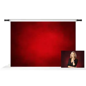 Dlus-d-hj11886 Kate 7x5ft Red Photography Backdrop Headshots Vintage Portrait Textures P