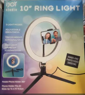 Keayeo 313042956953 Aro De Luz Anillo Led Profesional Con Tripie Para Selfie Tripod