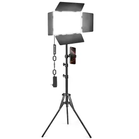 Cl30wz Kewaiaa Led Video Lighting Kit With Barn Door Bi-color Studio Lights Tripod Sta