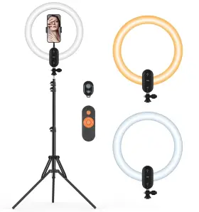 K-rl12 Kmasic 12 Inch Ring Light 2800mah Rechargeable Led Circle Selfie Ringlight Cordless