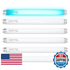 B0cbmjr3jd Konideke 6-pk T8 10w 13in 365nm Black Light Fluorescent Tube Replacement
