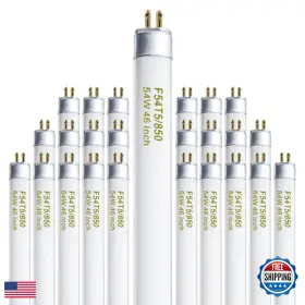 Konideke B0dxd9hdbk 46 Inches T5 Fluorescent Bulb 54w F54t5/850/ho 54 Watt High Output