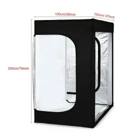 Konseen 642940301122 Professional Photo Light Box Large Led Dimmable Shooting Tent 47x39x78inch Ph #2