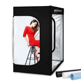 Konseen 642940301122 Professional Photo Light Box Large Led Dimmable Shooting Tent 47x39x78inch Ph