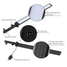 Konseen 642940301177 36w Dimmable Led Video Handheld Lights Photography Studio Continuous Output Ligh #3