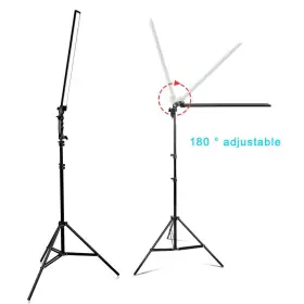 Konseen 642940301214 Portable Dimmable Led Filming Video Lights Kit With Tripod Stand 36wx2 For Ph #3