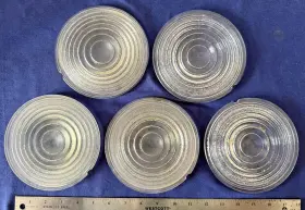 Kopp Ff5062 Lot Of 5 Glass Fresnel Lens 6 Inch Dia Read Stage Lighting No Chips