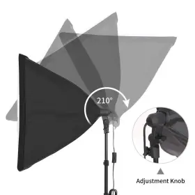 800w Kshioe 611890878176 5500k Umbrellas Softbox Continuous Lighting Kit With Backdrop Support Sy #3