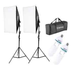 5070 Kshioe 629722826745 135w Bulb Single Head Soft Light Box Two Lights Set Us Plug