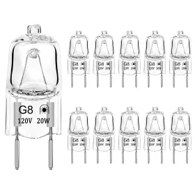 Hxf-g8-hb-20w-10p Lacnooe G8 Halogen Bulb 20w 120v Dimmable T4 Jcd Type Base Bi-pin Xenon For U
