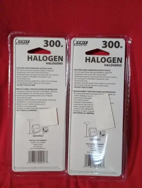 Lamp 017801002577 Lot Of 2 Feit Electric 300 Watt Double Ended - 120 V T3 #2