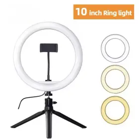 Xd10 Lamp 10 Inch Led Ring Light 26cm Selfie Tripod For Video Recording Live Streaming