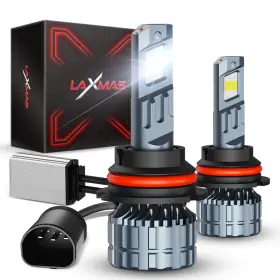 9004 Laxmas 9004/hb1 Bulbs Kit 28000 Lumens 800% Brightness 110w 6500k Cool White