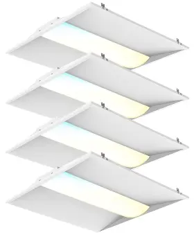Led-1112 Led Energy Plus 2x2 Ft Center Basket Troffer Panel Light 20/30/40w 3 Color Options 3000