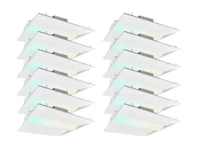 Led-1122 Led Energy Plus 2x2 Ft Center Troffer Panel Light 20/30/40w 3 Color Options 3000k 400