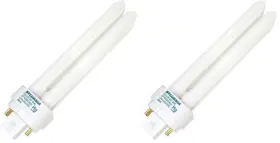 B0cf2x6q1x Ledvance Sylvania 20672 Cfl 4-pin Double Tube 3500k 18w Light Bulb - 2 Pack
