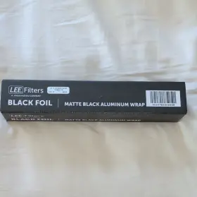 Lee Filters 5055782226068 Black Foil Matte Aluminum Wrap