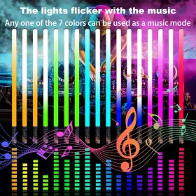 Leshiou 787996887562 4 Pack 4ft Portable Battery Powered Tube Light 120cm Handheld Led Lights #2