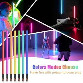 Leshiou 787996887562 4 Pack 4ft Portable Battery Powered Tube Light 120cm Handheld Led Lights #3
