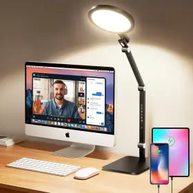 Yb-b-1 Lifengsoler Lifensgoler Video Conference Lighting For Computer 18w Desk Ring Light With