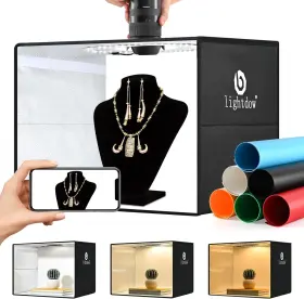 Lightdow 313019893892 16 Inch X12 Photo Studio Light Box Photography With 120 Leds Cri 95