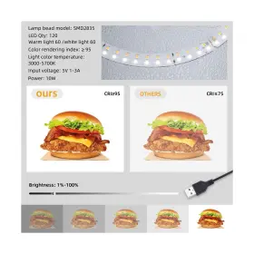 A-pc00016 Lightdow Photo Studio Light Box Kit 12 Inch X12 Shooting Tent With 120pcs Le #3