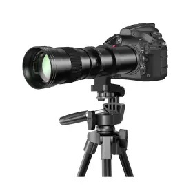 Kd-420800-t-n Lightdow Ef/ef-s 420-800mm F8.3 Telephoto Zoom Lens Mf T-mount For Canon Eos Rebel